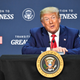 Illustration for article titled Trump tells fans they cant sue him if they get sick at his latest presidential pity party